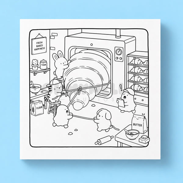 Delicious Disasters Colouring Book