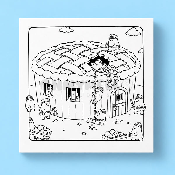 Delicious Disasters Colouring Book