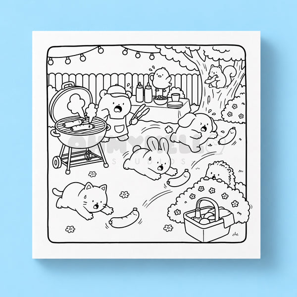 Delicious Disasters Colouring Book